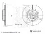 Гальмівний диск BLUE PRINT ADBP430178 (фото 1)