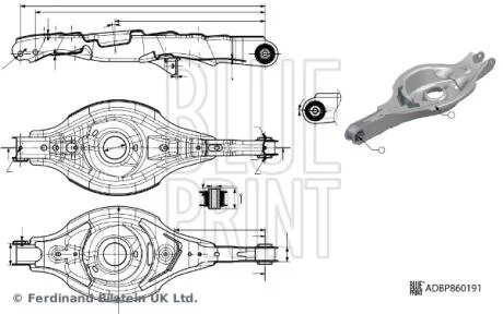 Важіль підвіски (Blue Print) BLUE PRINT ADBP860191
