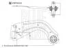 Рычаг подвески (задний) (L) Mazda CX-5 11- BLUE PRINT ADBP860203 (фото 3)