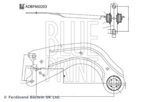 Важіль підвіски BLUE PRINT ADBP860203