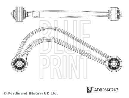 MAZDA Поперечний важіль підвіски ззаду CX-5 (KE, GH) 2.0 AWD 12-17 BLUE PRINT ADBP860247