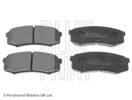 Колодки гальмівні задні дискові Mitsubishi BLUE PRINT ADC44275 (фото 1)