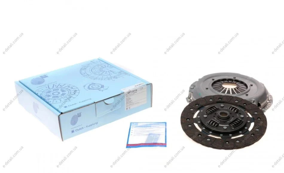 Комплект сцепления Ford Focus 1.8 Duratec 04-13 (d=220mm) BLUE PRINT ADF1230138 (фото 1)