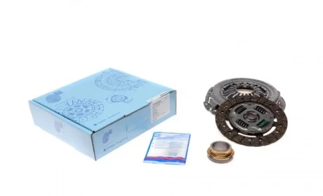 Комплект зчеплення Daewoo Lanos/Sens 1.3 97-, 55kw (d=180mm) (+вижимний) BLUE PRINT ADG03029