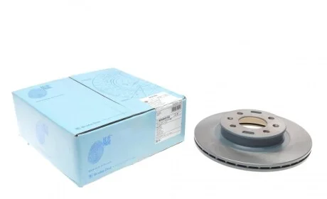 Диск тормозной (передний) Hyundai i20 1.2 16V 08-14 (256mm) (с покрытием) BLUE PRINT ADG043152