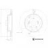 KIA Гальмівний диск задній STINGER (CK) 3.3 T-GDi 17- BLUE PRINT ADG043244 (фото 1)