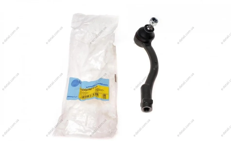 Наконечник тяги рулевой (L) Hyundai Accent III 05-12/Kia Rio II 05-14 (L=210mm) BLUE PRINT ADG087113 (фото 1)