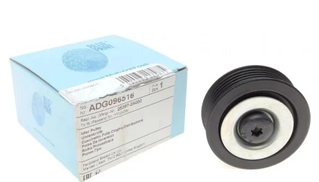 Ролик генератора Hyundai Accent/Kia Rio 1.1D-1.7D 05- (паразитный) (60х22) BLUE PRINT ADG096516