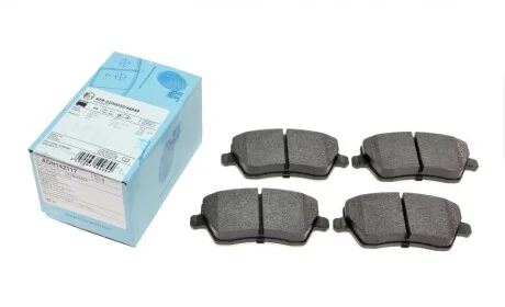 Колодки тормозные (передние) Renault Kangoo 08-/Duster 10-/Megane 15-/MB Citan 1.2-2.0 12- BLUE PRINT ADN142117