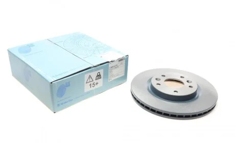 Диск тормозной (передний) Nissan Qashqai II/X-trail 13-/ Leaf 14-/ Renault Kadjar 13- (295x26) BLUE PRINT ADN143176