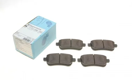 Колодки тормозные (задние) Renault Fluence/Megane/Scenic 1.2-2.0dCi 08- BLUE PRINT ADR164202