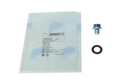 Болт слива масла Toyota Camry/Corolla/Lexus LS 86- (M12x1.25) (+уплотн. кольцо) BLUE PRINT ADT30101