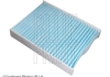 Сменный фильтрующий элемент воздушного фильтра салона BLUE PRINT ADT32550 (фото 2)