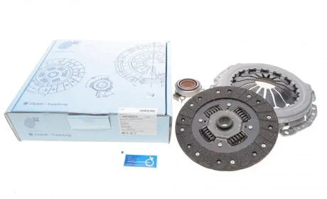Комплект сцепления Toyota Corolla 1.6 16V 05-14 (d=217mm) (+выжимной) BLUE PRINT ADT330274