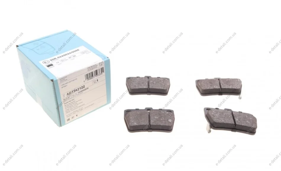 Колодки тормозные (задние) Toyota Rav4 II 96-05 BLUE PRINT ADT342122 (фото 1)