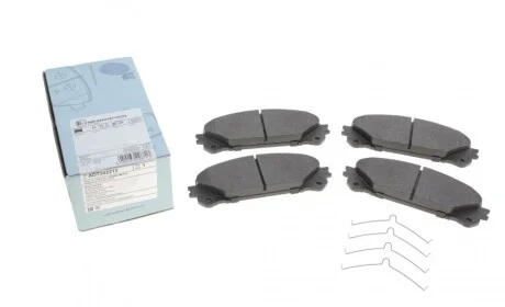 Колодки гальмівні (передні) Toyota Highlander 14-/Rav4 IV/V/Lexus ES 12-/NX 14-/RX 08- (з аксесуарами) BLUE PRINT ADT342212