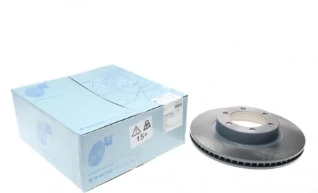 Диск тормозной (передний) Toyota Land Cruiser 3.0-4.0 D 02-10 (338x28) (с покрытием) BLUE PRINT ADT343161