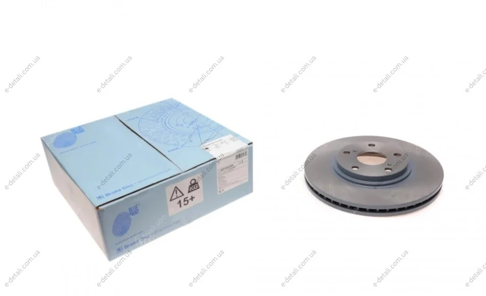 Диск тормозной (передний) Toyota Camry 2.4 16V 98-08 (295.7x28) (с покрытием) BLUE PRINT ADT343204 (фото 1)