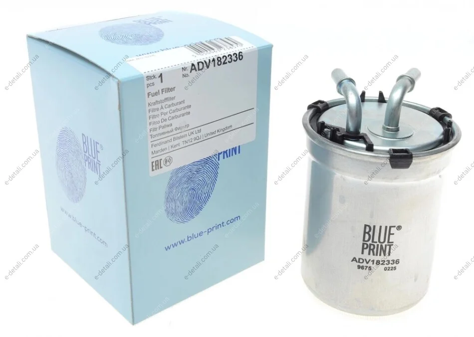Фильтр топливный Skoda/VW 1.2TDI 09- BLUE PRINT ADV182336 (фото 1)