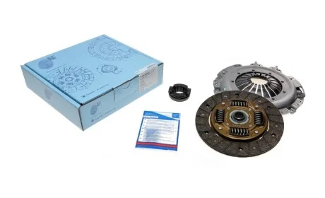 Комплект сцепления VW T4 1.9D/TD 91- (d=216mm) (+выжимной) BLUE PRINT ADV183002