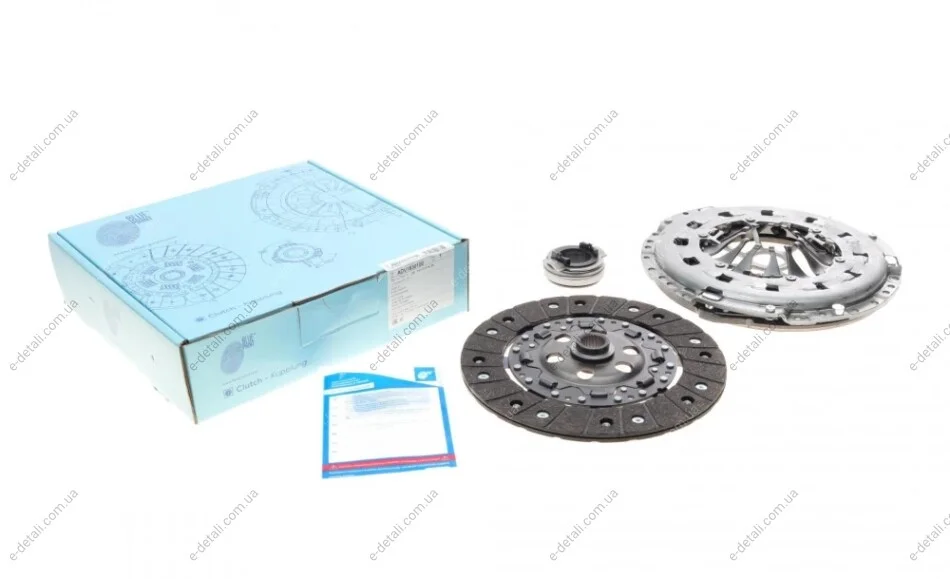 Комплект сцепления VW T5 1.9TDI (62-77kw) /2.0TDI (62-84kw) 03- (d=229mm) (+ выжимной) BLUE PRINT ADV1830100 (фото 1)