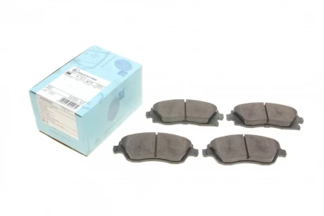 Колодки тормозные (передние) Opel Combo 01-/Corsa C 00-09/Meriva A 03-10/Tigra 04-10 BLUE PRINT ADZ94227