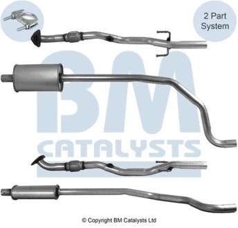 Випускна труба BM CATALYSTS BM51131