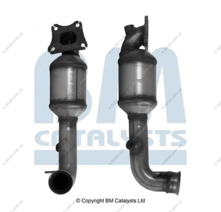 Катализатор выхлопной системы Citroen C1/C3/C4/Peugeot 108/2008/301/308 1.0/1.2 VTi 12- BM CATALYSTS BM91784H (фото 1)