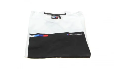 Футболка чоловіча M Motorsport (M) (біла) BMW 80142461097