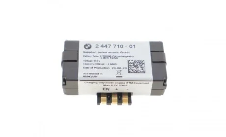 Аккумуляторная батарея ATM 6.0V 330mA X2 (F39) 17- BMW 84102447710