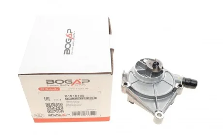 Насос вакуумний BMW 1 (E81-88)/3 (E46-93)/X3 (E83)/Z4 (E85) 1.8/2.0 00-15 (N46) BOGAP B1916100