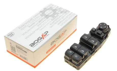 Кнопка склопідйомника (L) BMW 3 (F30/F80) 11- B38/B46/B47/B48/B58/N13/N20/N26/N47/N55 (блок) BOGAP B7339101