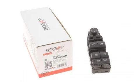 Кнопка склопідіймача (L) BMW 5 (F10) 11-16 B47/N20/N47/N52/N53/N55/N57/S63 (блок) BOGAP B7358122
