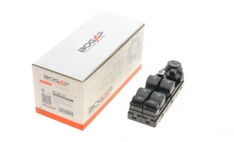 Кнопка стеклоподъемника (L) BMW 5 (E60) 03-10 M57/N43/N47/N52/N53/N62 (блок) BOGAP B7358133
