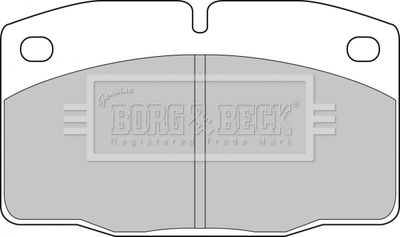 Гальмівні колодки до дисків BORG & BECK BBP1117
