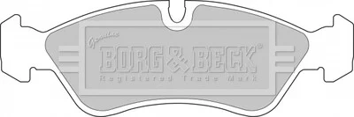 - Гальмівні колодки до дисків BORG & BECK BBP1423