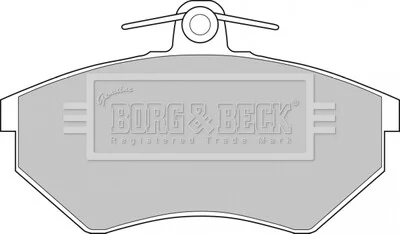 - Гальмівні колодки до дисків BORG & BECK BBP1427