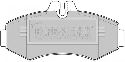 - Гальмівні колодки до дисків BORG & BECK BBP1664