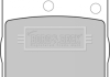 - Гальмівні колодки до дисків BORG & BECK BBP1669 (фото 2)