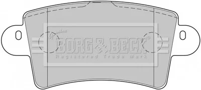 - Гальмівні колодки до дисків BORG & BECK BBP1773