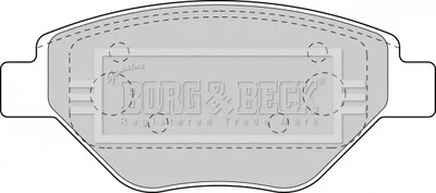 - Гальмівні колодки до дисків BORG & BECK BBP1851