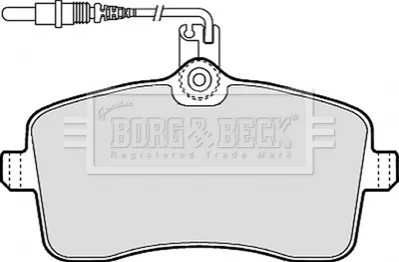 - Гальмівні колодки до дисків BORG & BECK BBP1897 (фото 1)