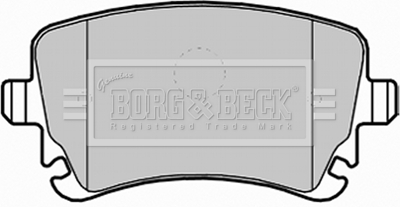 - Гальмівні колодки до дисків BORG & BECK BBP1930 (фото 1)