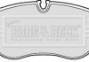 - Гальмівні колодки до дисків BORG & BECK BBP1974 (фото 1)