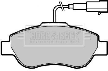 - Гальмівні колодки до дисків BORG & BECK BBP2416