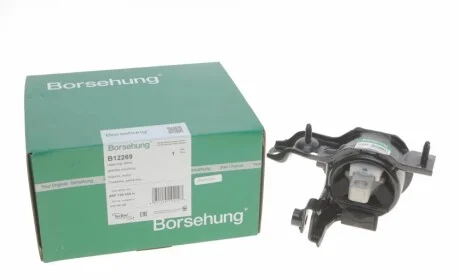 Опора двигуна (задня) (L) Skoda Fabia/Rapid 1.2-1.6 07-15/VW Polo 1.2TSI/1.6 09- Borsehung B12269