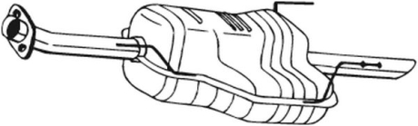 Задній. глушник,випускна сист. BOSAL 185605 (фото 1)