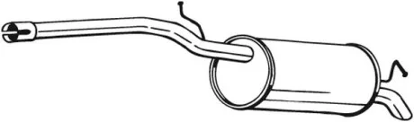 Задний. глушитель, выпускная сист. BOSAL 280161
