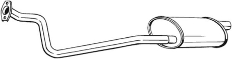 Передній глушник,випускна сист BOSAL 282-379 (фото 1)