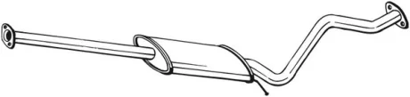 Глушитель средняя часть HYUNDAI GETZ 06- BOSAL 285-357